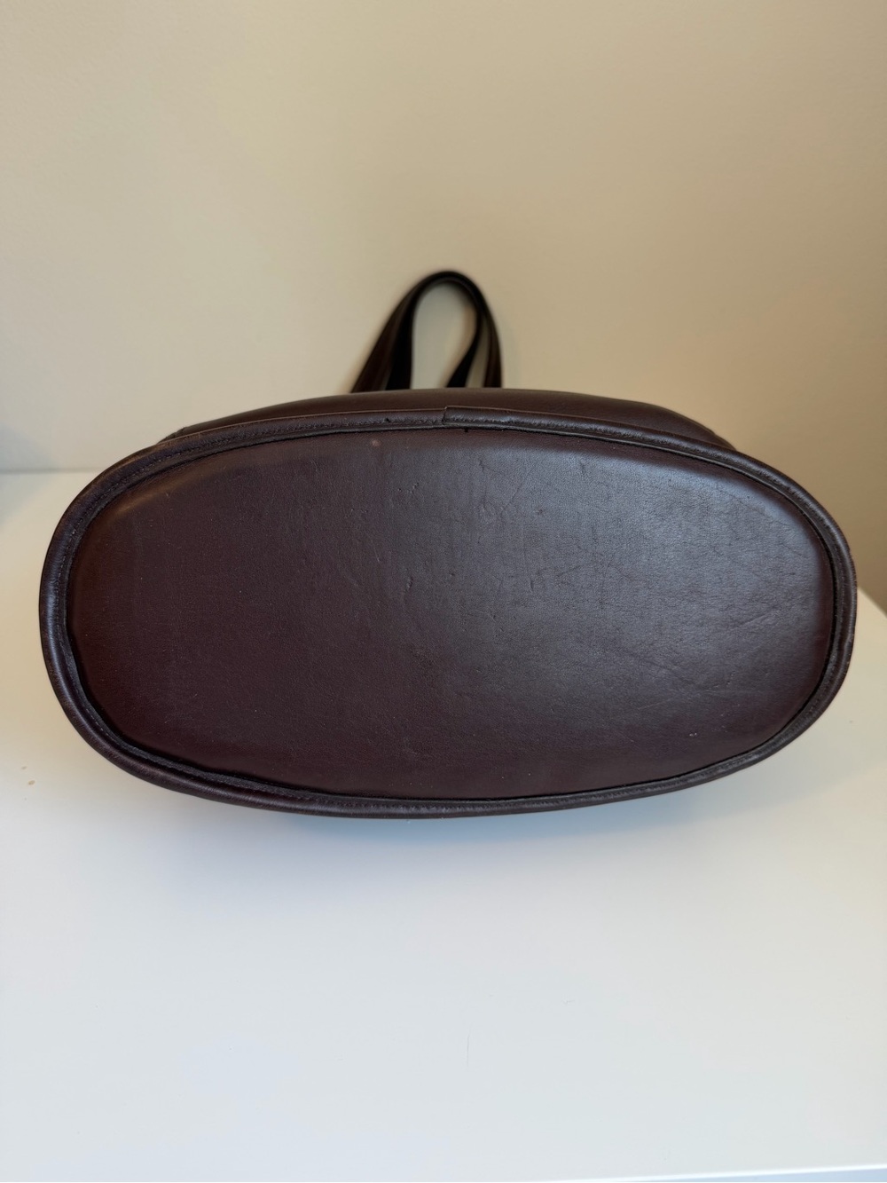 Vintage Coach Legacy Large Shopper in Mahogany, Style 9090 - Picture 6 of 9